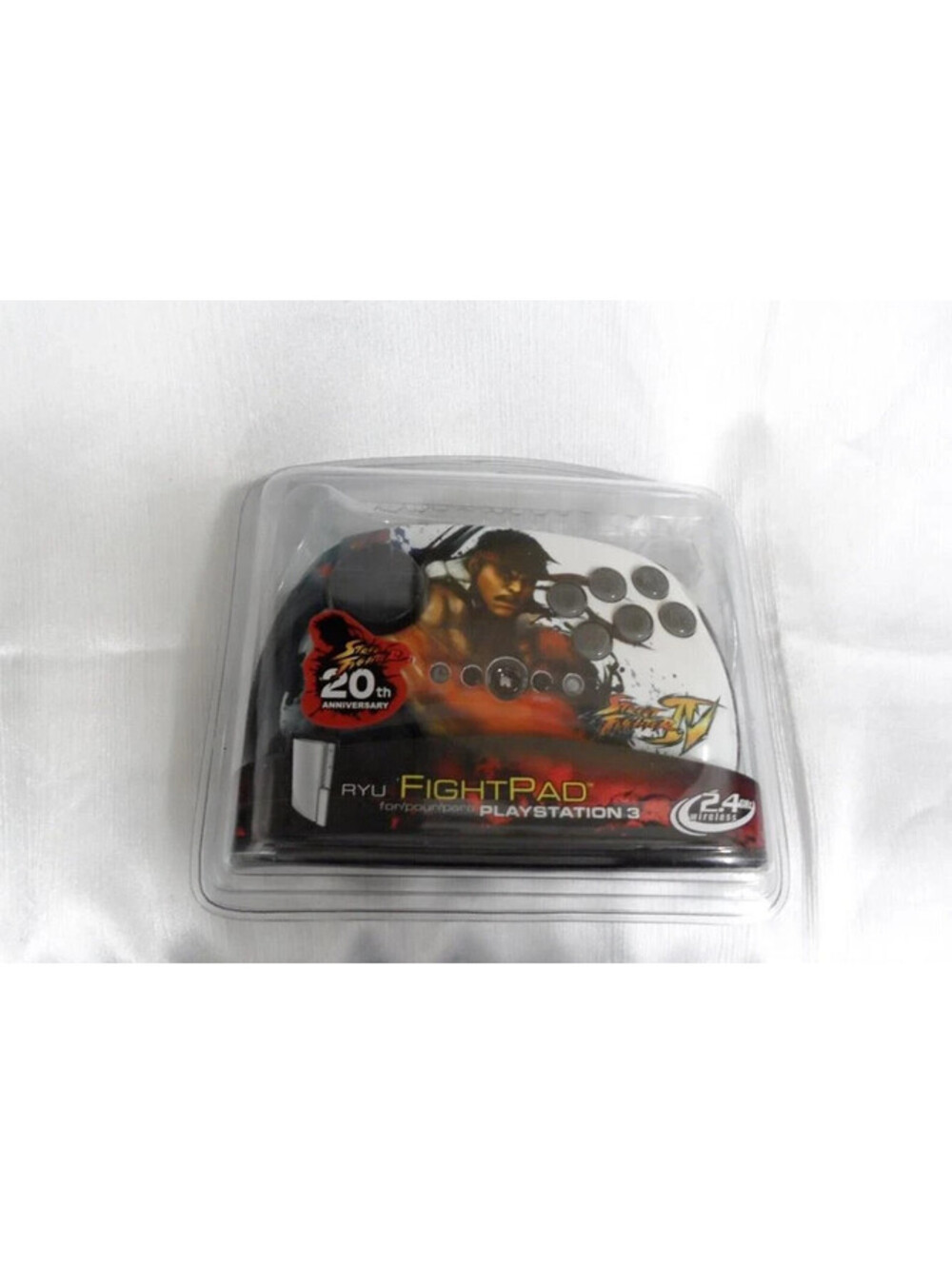 Street Fighter 20th Anniversary RYU Fight Pad Playstation 3 PS3 Controller NOB